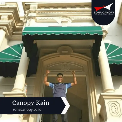 Canopy Kain Teras Rumah sepatan